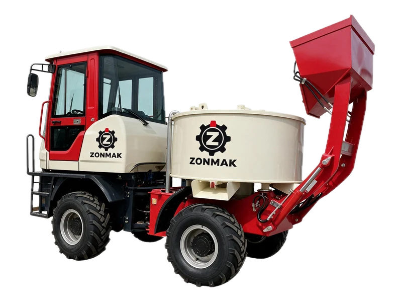 Pan mixer, side profile
